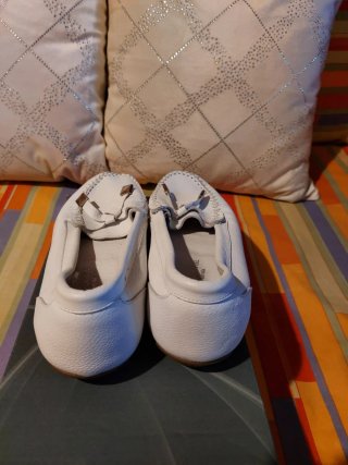 Mocasines Clarks Mujer Blanco Talla 37