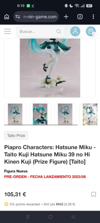 Figura Hatsune Miku 39th