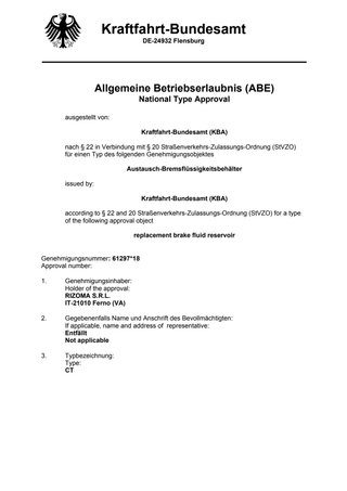 Depósito líquido embrague de aluminio me 72F6