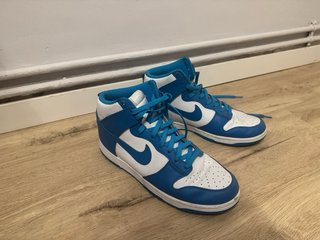 Zapatillas Nike Dunk High Azul Celeste