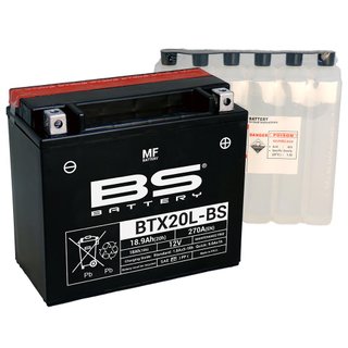 Batería BTX20L-BS Sin Mantenimiento de 1 7414