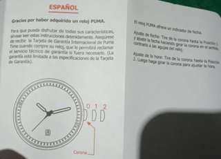 Reloj Puma Marrón y Plateado