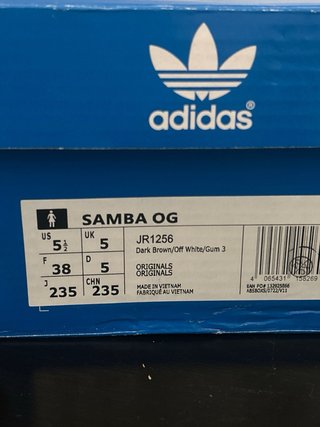 Adidas Samba OG Marrón y Blanco