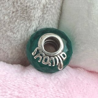 Charm murano facetado amigas siempre