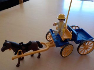 Playmobil: Caballo, Carroza y Granjero