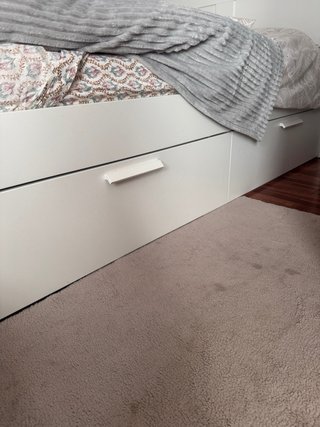 Cama Ikea BRIMNES con almacenaje y colchón