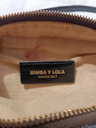 Bolso Bimba y Lola Negro Tejido