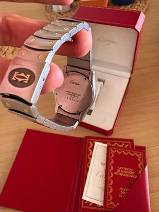 Cartier Santos Ronde Oro y Plata