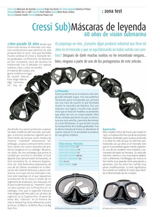 Máscara de buceo y pesca submarina CALIB 3D49