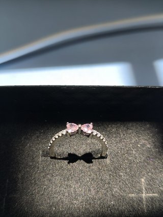 Anillo Pandora Lazo Rosa y