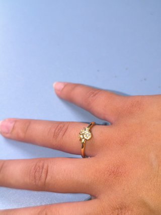 Anillo Pandora Sol Circonitas Oro