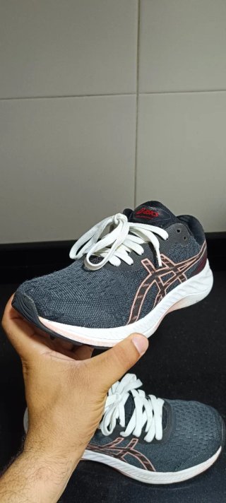 Zapatillas Asics Mujer Negras y Rosas