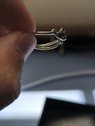 Anillo Pandora Rosa de la Bella y la Bestia