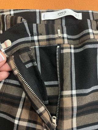 Pantalón cuadros elegante
