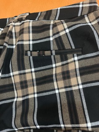 Pantalón cuadros elegante