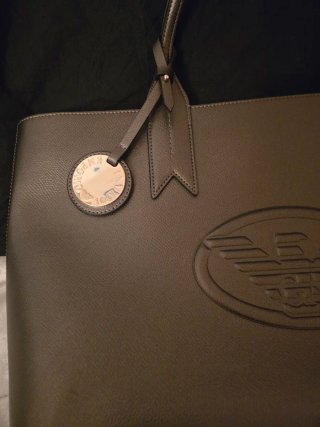 Bolso Emporio Armani Plata con Bolsa