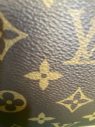Bolsito Monograma Louis Vuitton Marrón y Beige