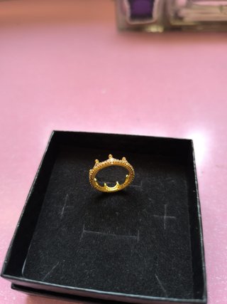Anillo Pandora Corona Dorado