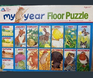 Puzzle My Year Inglés