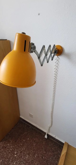Lámpara vintage extensible
