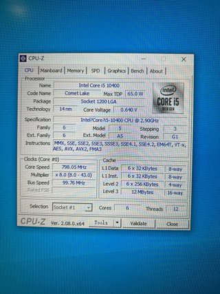 PC Gaming Intel i5 10400 980ti RGB