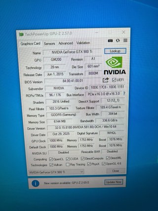 PC Gaming Intel i5 10400 980ti RGB