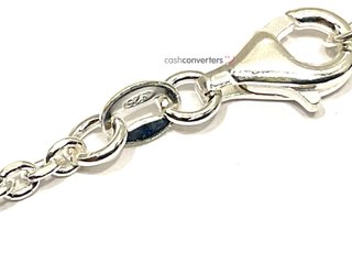 collar plata 925mm con piedra con perla 20 2.5cm