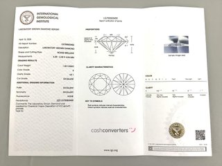 sortija oro 18k con diamante de laboratorio