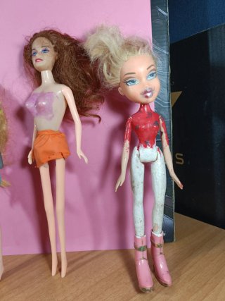 Lote de muñecas Barbie y accesorios