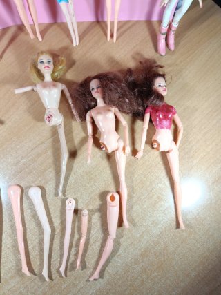 Lote de muñecas Barbie y accesorios