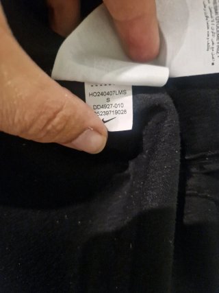 Camiseta térmica Nike negra