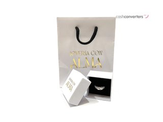 anillo plata 925mm con piedra con circonita