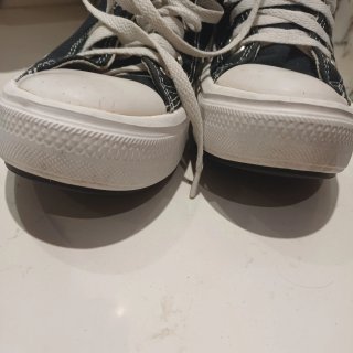 Converse plataforma negras