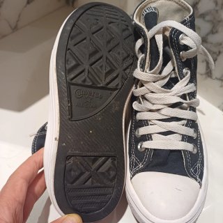 Converse plataforma negras