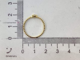 anillo oro 18k con piedra con circonita