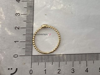 anillo oro 18k con piedra con circonita