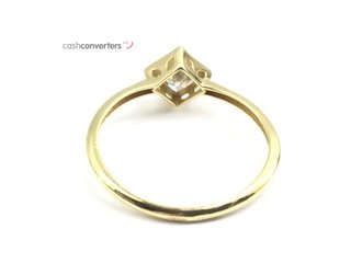 sortija oro 18k con piedra con diamante de laboratorio t. 15 (17,52 mm)