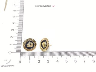 pendientes oro 18k con circonita