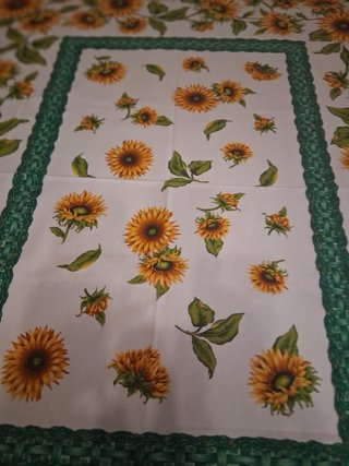 Tovaglia Cotone rettangolare disegni Girasoli