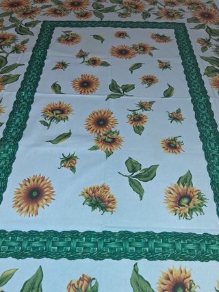 Tovaglia Cotone rettangolare disegni Girasoli