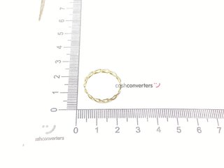 anillo oro 18k