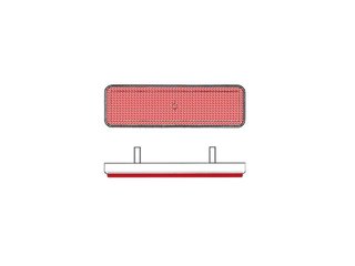 Catadióptrico reflector rectangular tras 3F01