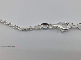collar plata 925mm con piedra con perla 20 2.5cm