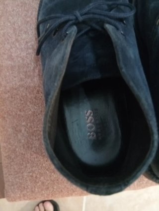 Zapatos Hugo Boss Piel Azul Talla 42