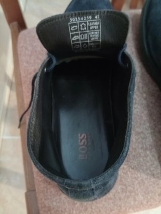 Zapatos Hugo Boss Piel Azul Talla 42