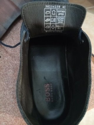 Zapatos Hugo Boss Piel Azul Talla 42