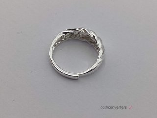 anillo plata 925mm con piedra con circonita