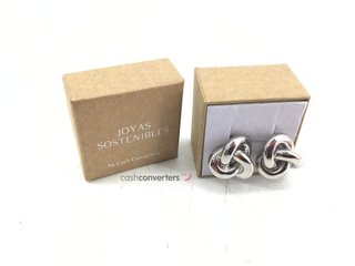pendientes plata 925mm