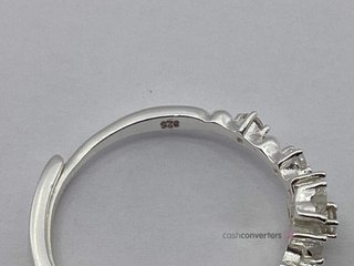 anillo plata 925mm con piedra con circonita