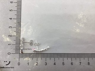 pendientes plata 925mm con piedra con circonita